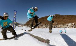 Snowboard ad Aprica